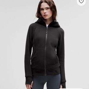 lululemon Scuba Black Full-Zip Hooded Jacket